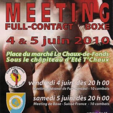 Meeting de Full-Contact et Boxe du 4 et 5 juin 2010